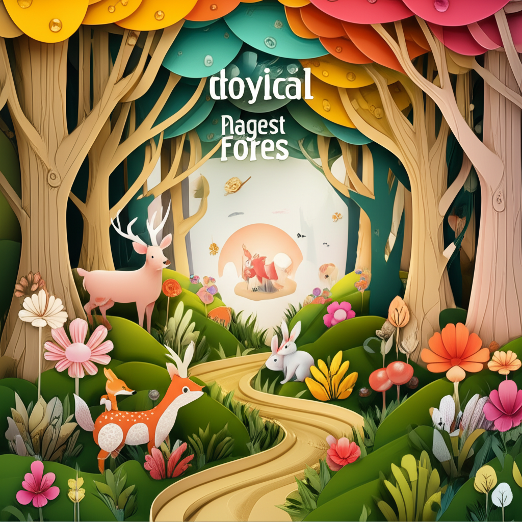 Storybook cover for The Magical Forest